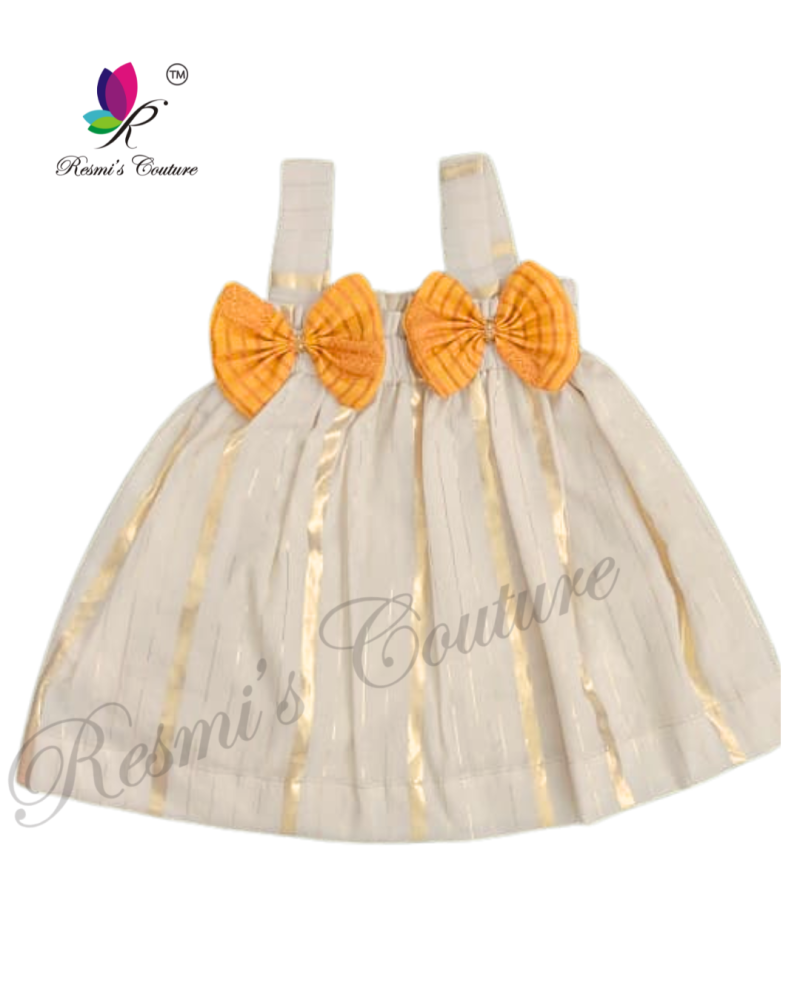 Noolukettu Cotton Lurex Frock