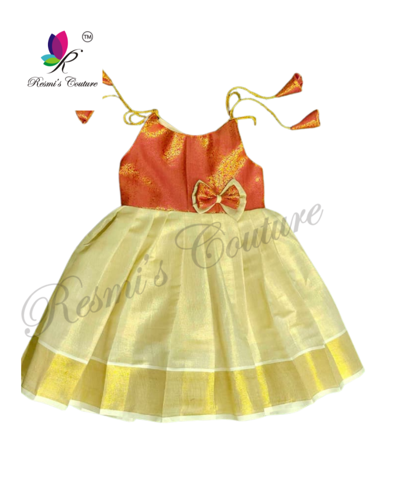 Noolukettu Tissue Brocade Frock
